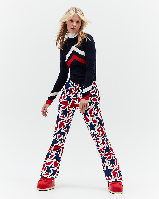 High-Waist Aurora Flare Ski Pant Multi